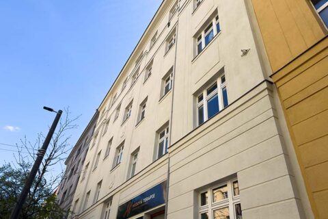 Nátěr a oprava fasády včetně klempířských prvků, Nusle, Praha – Reference